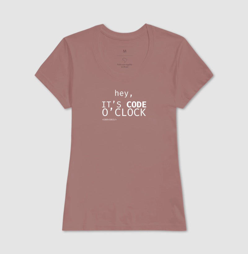 Camiseta IT'S CODE O' CLOCK