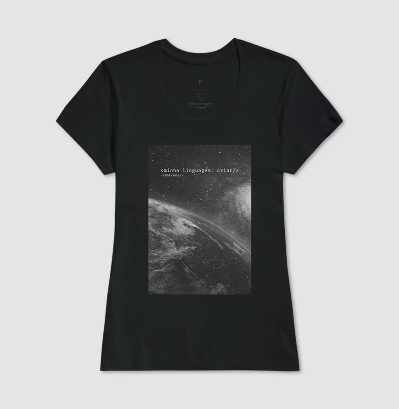 Camiseta MINHA LINGUAGEM: CRIAR