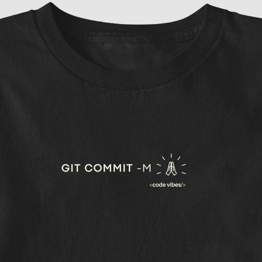 Camiseta GIT COMMIT -M REZA