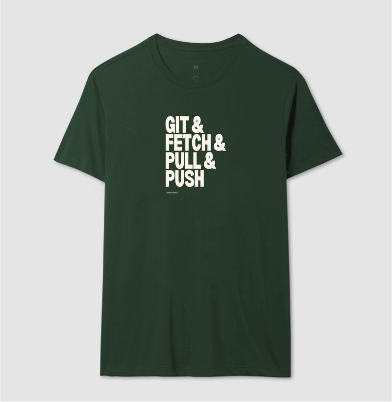 Camiseta GIT & FETCH & PULL & PUSH
