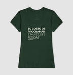 Camiseta EU GOSTO DE PROGRAMAR, E TALVEZ DE 3 PESSOAS