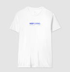 Camiseta KEEP CODING (Azul)