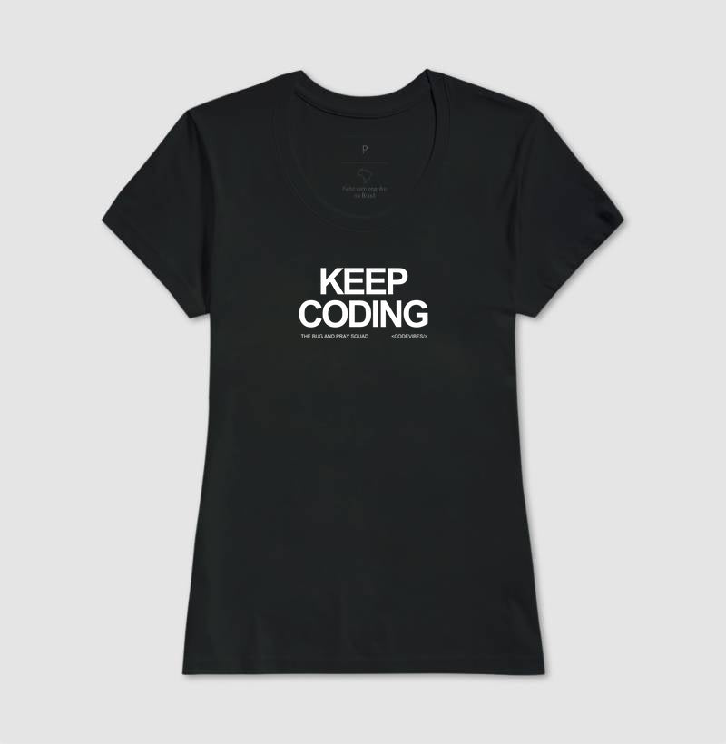 Camiseta KEEP CODING