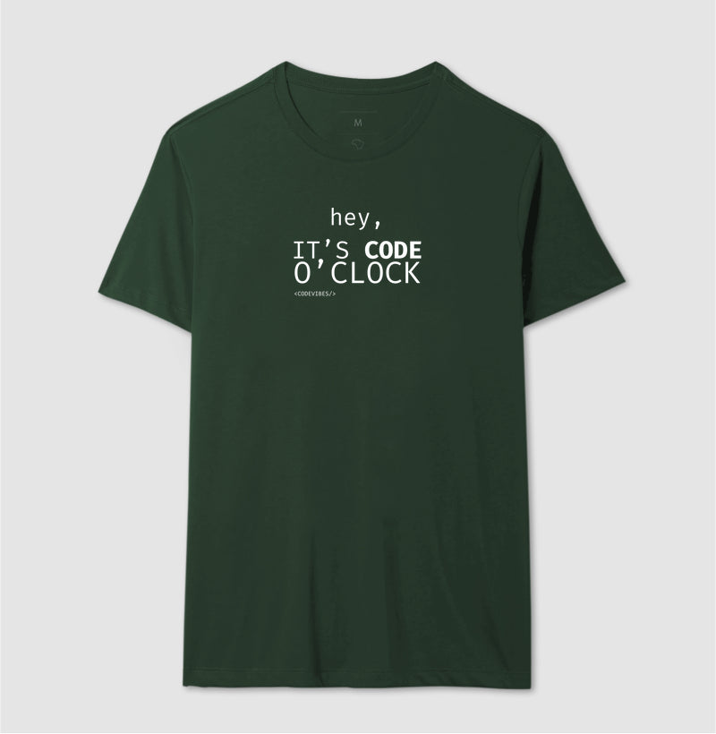 Camiseta IT'S CODE O' CLOCK