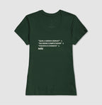 Camiseta QUAL A MINHA SENHA? & SAI DO COMPUTADOR & COLOCA O CASACO. - MÃE