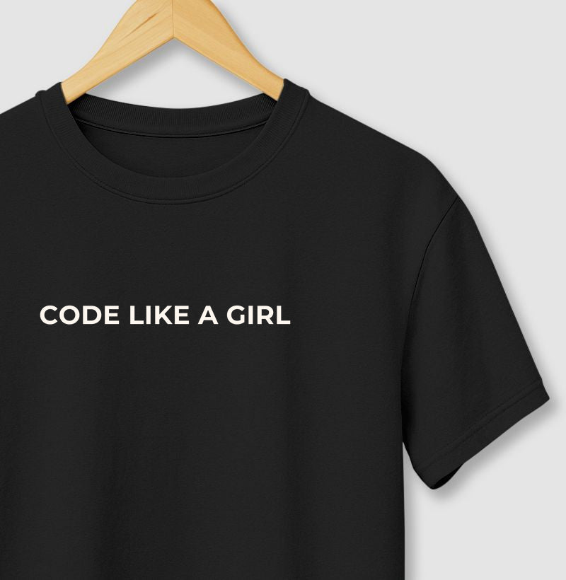 Camiseta CODE LIKE A GIRL