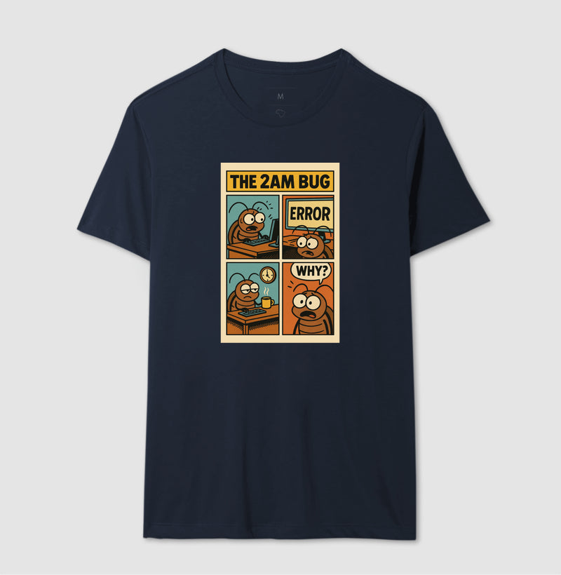 Camiseta BUGGED AT 2AM