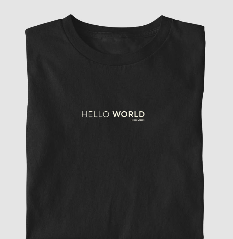 Camiseta HELLO WORLD