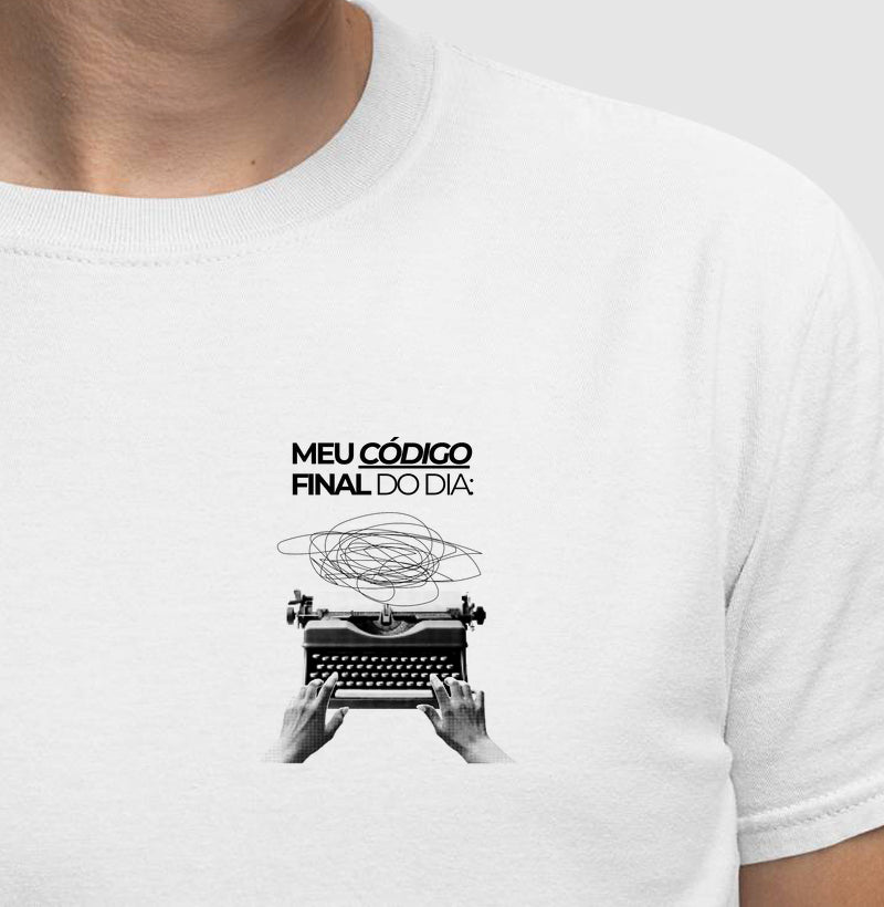 Camiseta MEU CÓDIGO FINAL DO DIA
