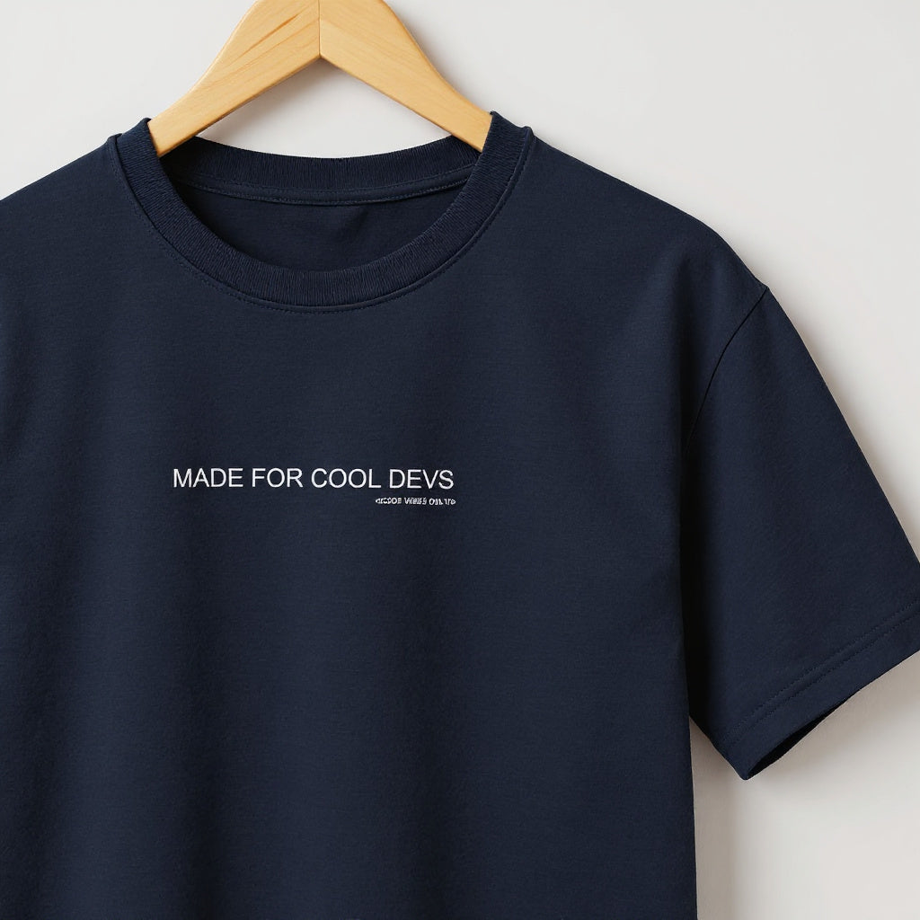 Camiseta MADE FOR COOL DEVS
