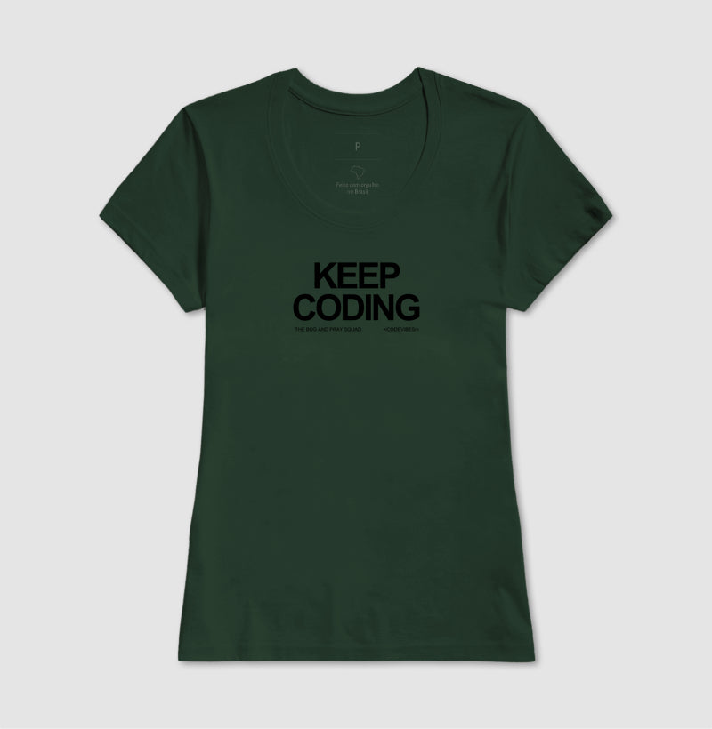 Camiseta KEEP CODING
