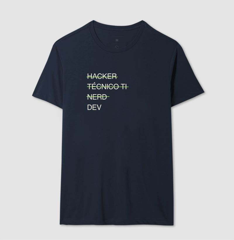 Camiseta HACKER, TÉCNICO TI, NERD & DEV