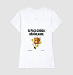 Camiseta EU FAÇO CÓDIGO, NÃO MILAGRE