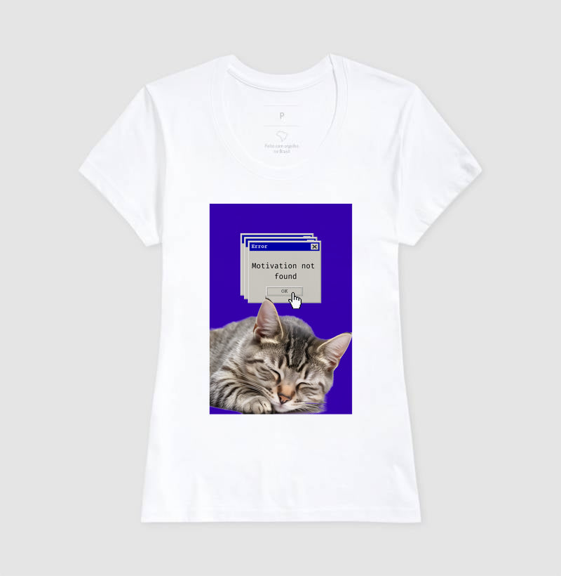 Camiseta MOTIVATION NOT FOUND (CAT)