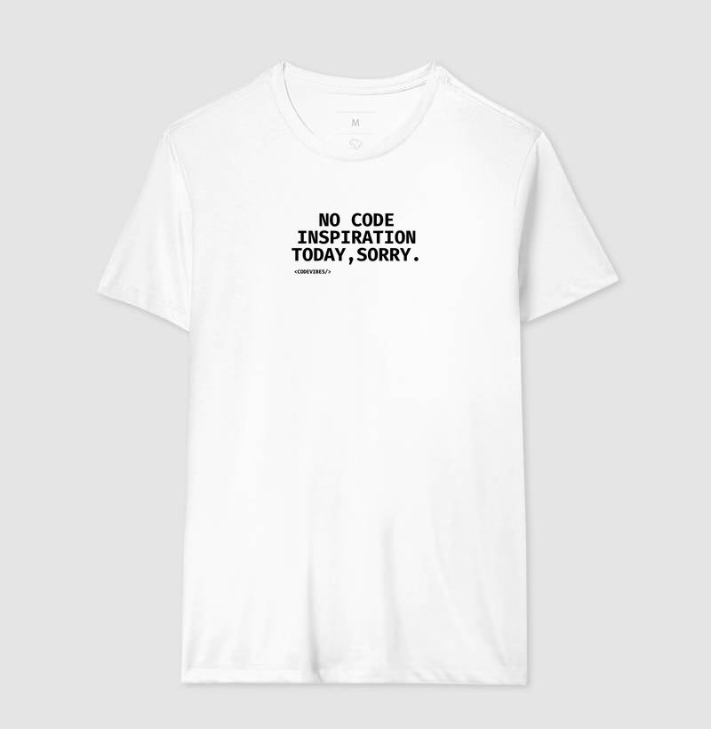 Camiseta NO CODE INSPIRATION TODAY