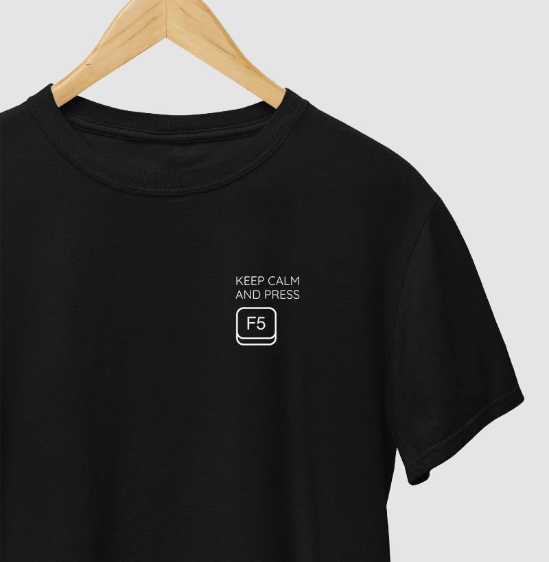 Camiseta KEEP CALM AND PRESS F5