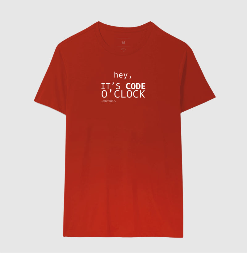 Camiseta IT'S CODE O' CLOCK
