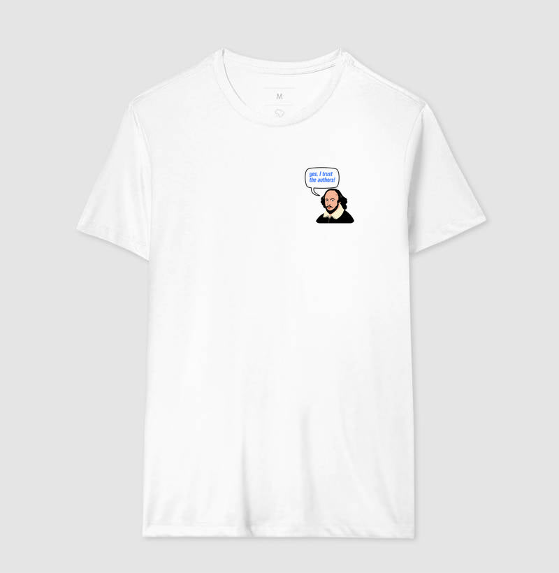 Camiseta YES, I TRUST THE AUTHORS!