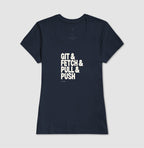 Camiseta GIT & FETCH & PULL & PUSH