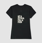 Camiseta GIT & FETCH & PULL & PUSH