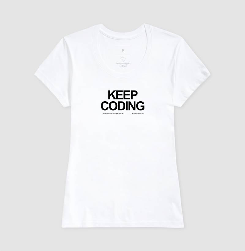 Camiseta KEEP CODING
