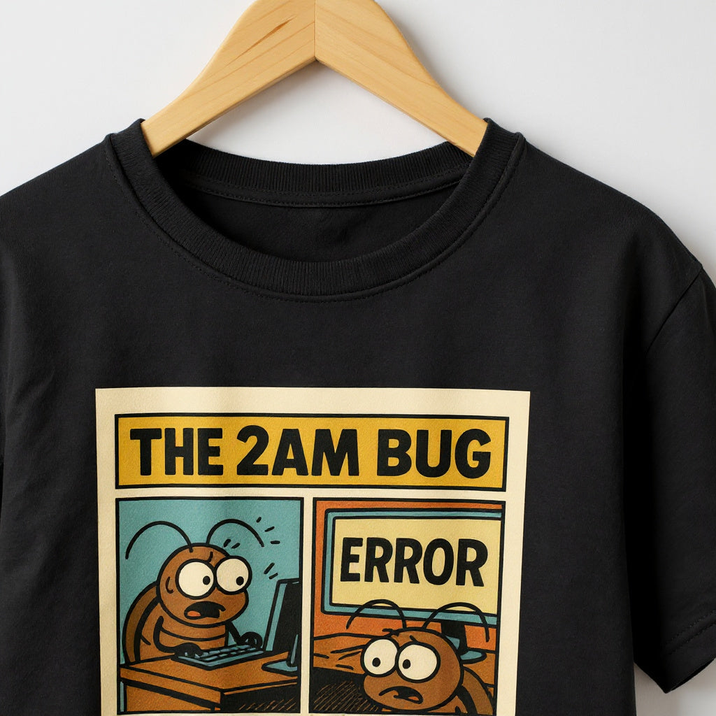 Camiseta BUGGED AT 2AM