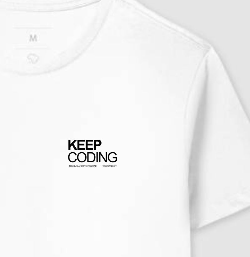 Camiseta KEEP CODING