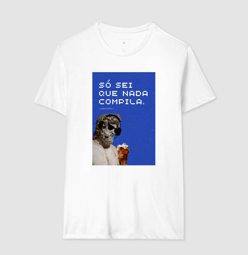 Camiseta SÓ SEI QUE NADA COMPILA