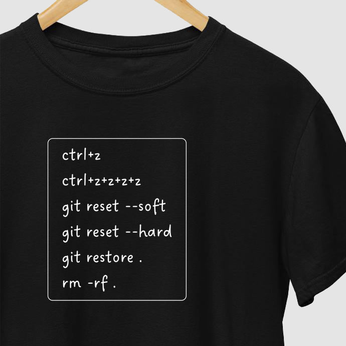 Camiseta CRONOLOGIA DO DESESPERO