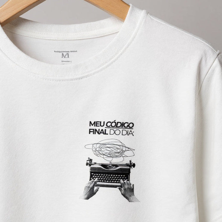 Camiseta MEU CÓDIGO FINAL DO DIA