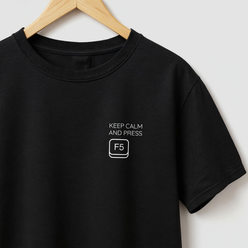 Camiseta KEEP CALM AND PRESS F5