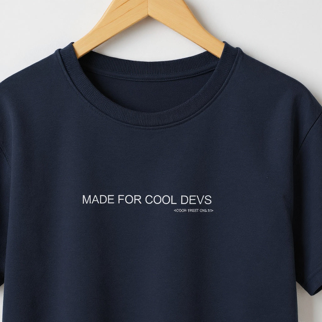Camiseta MADE FOR COOL DEVS