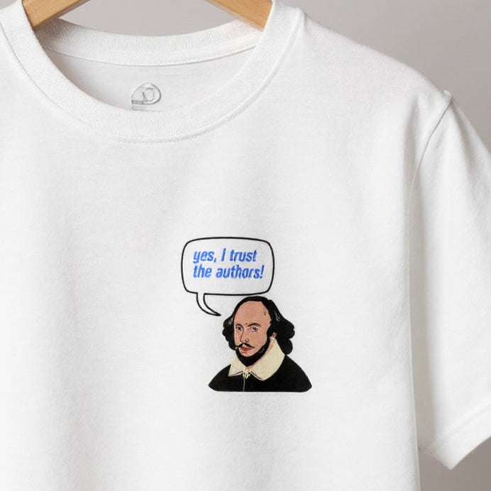 Camiseta YES, I TRUST THE AUTHORS!