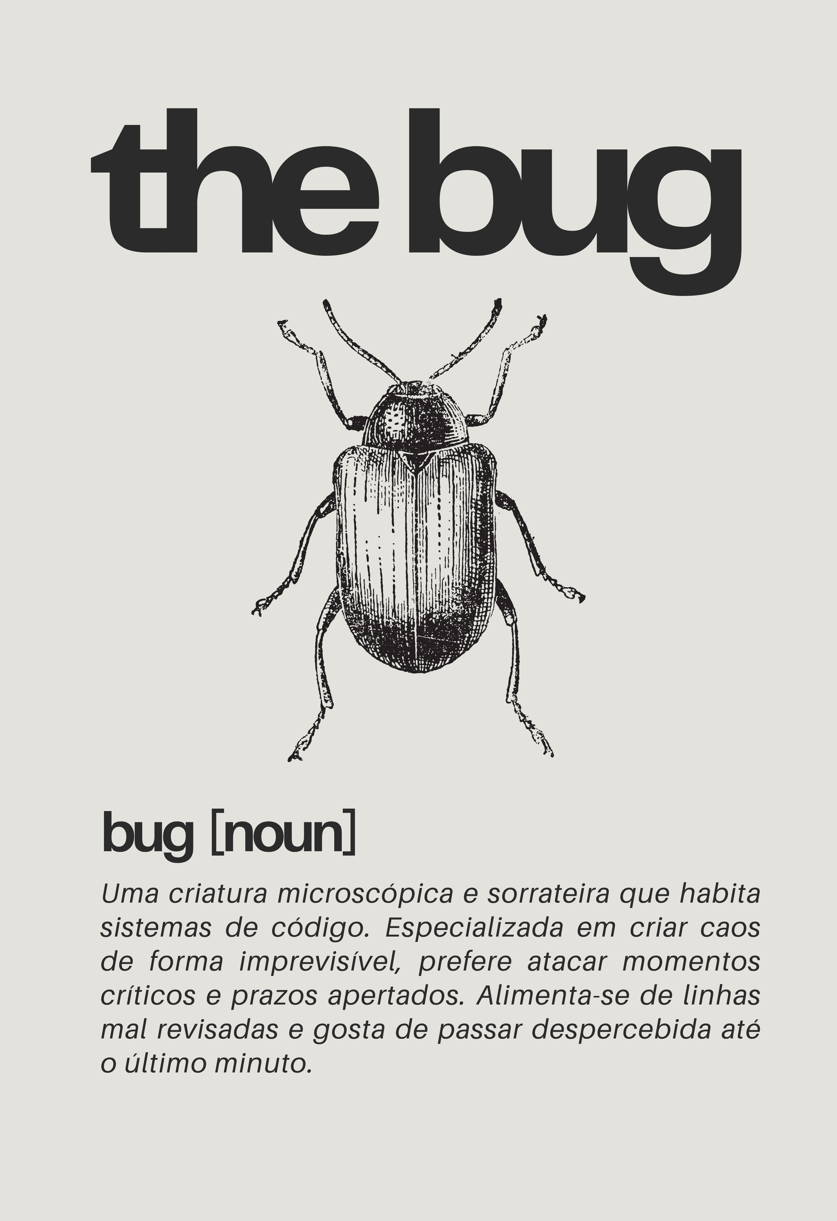 Camiseta THE BUG [NOUN]