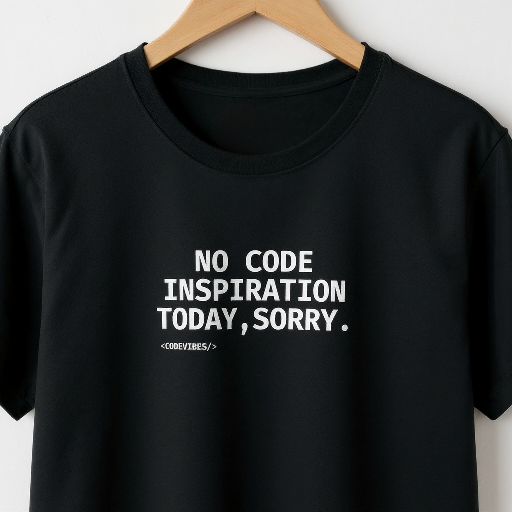 Camiseta NO CODE INSPIRATION TODAY