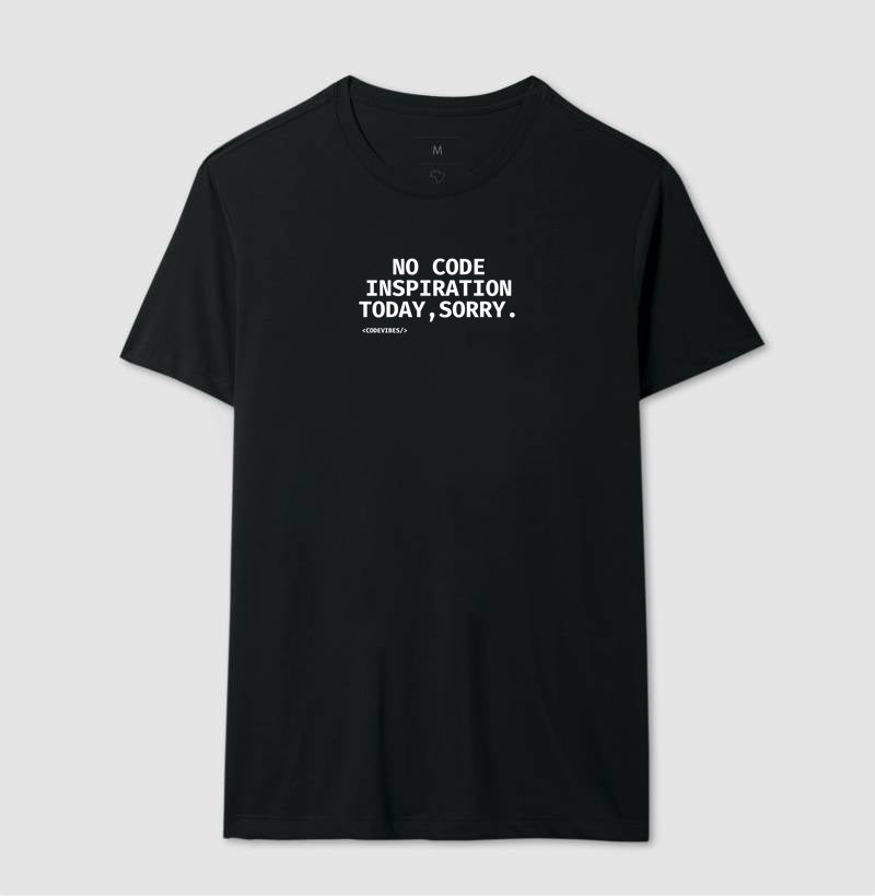 Camiseta NO CODE INSPIRATION TODAY