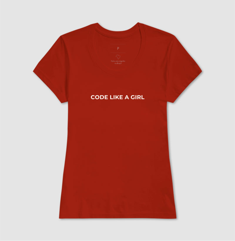 Camiseta CODE LIKE A GIRL