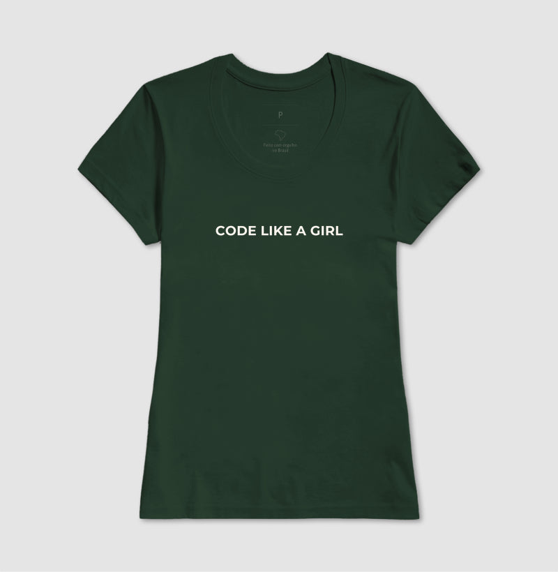 Camiseta CODE LIKE A GIRL
