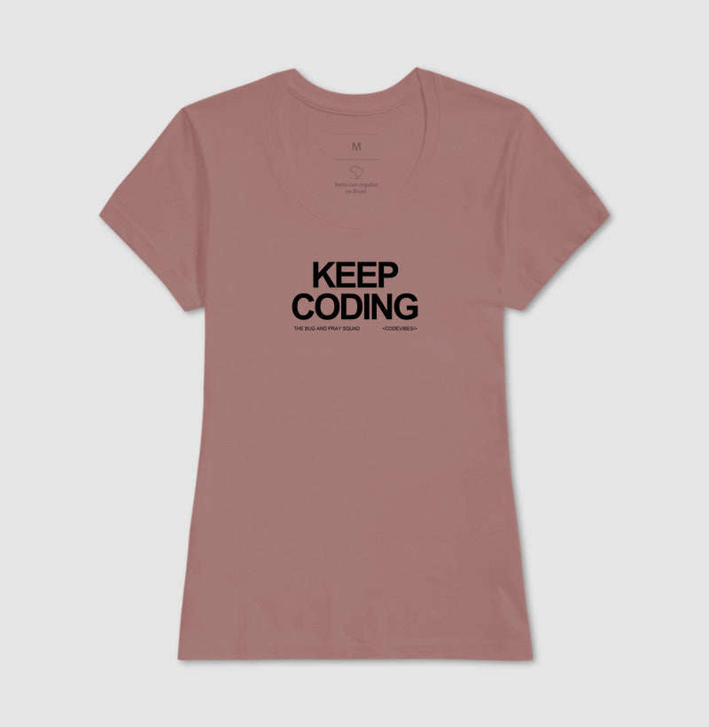 Camiseta KEEP CODING