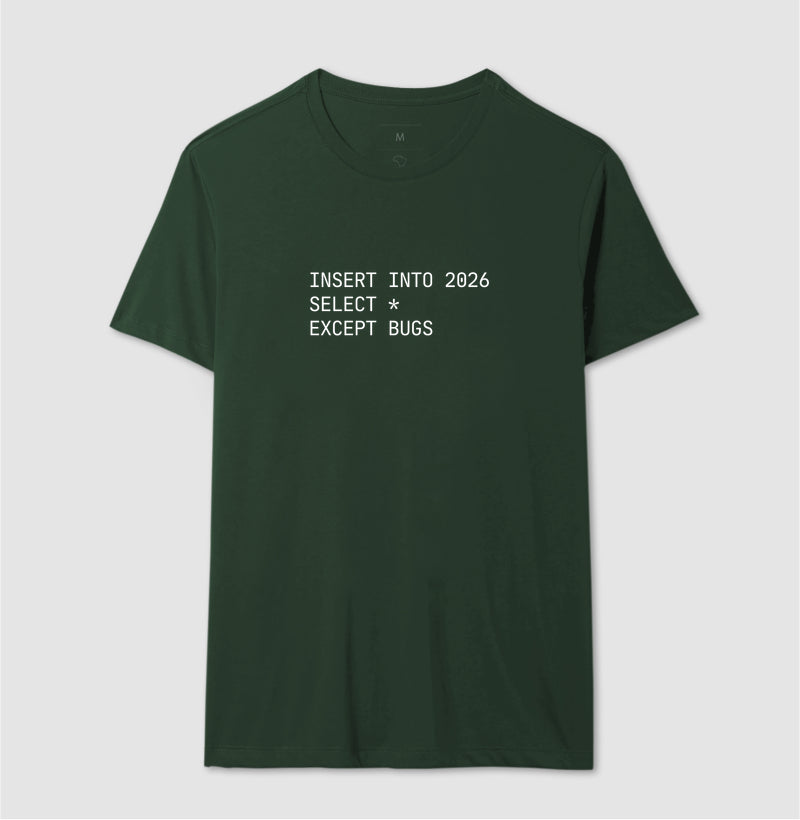 Camiseta INSERT INTO 2026