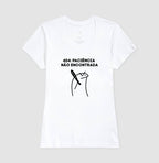 Camiseta 404 - PACIÊNCIA NÃO ENCONTRADA - SMASH THE BUG