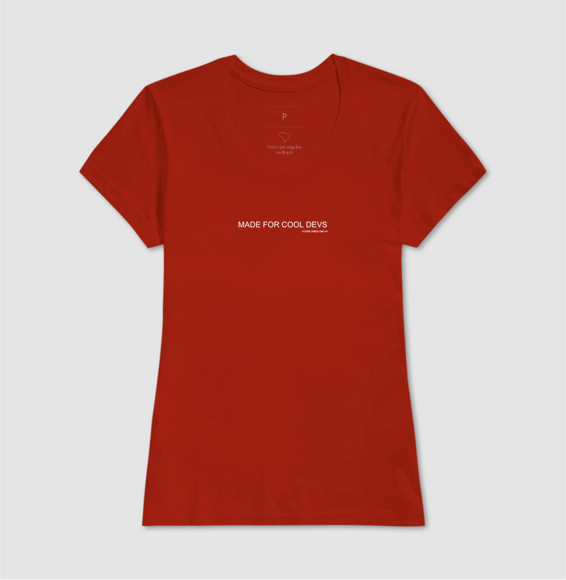 Camiseta MADE FOR COOL DEVS