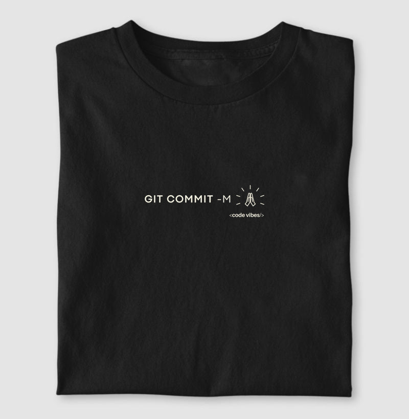 Camiseta GIT COMMIT -M REZA