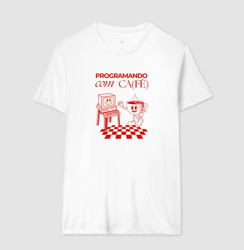 Camiseta PROGRAMANDO COM CA(FÉ)