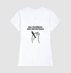 Camiseta 404 - PACIÊNCIA NÃO ENCONTRADA - SMASH THE BUG