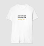 Camiseta NOVO ANO, NOVO BUG, NOVO CAFÉ