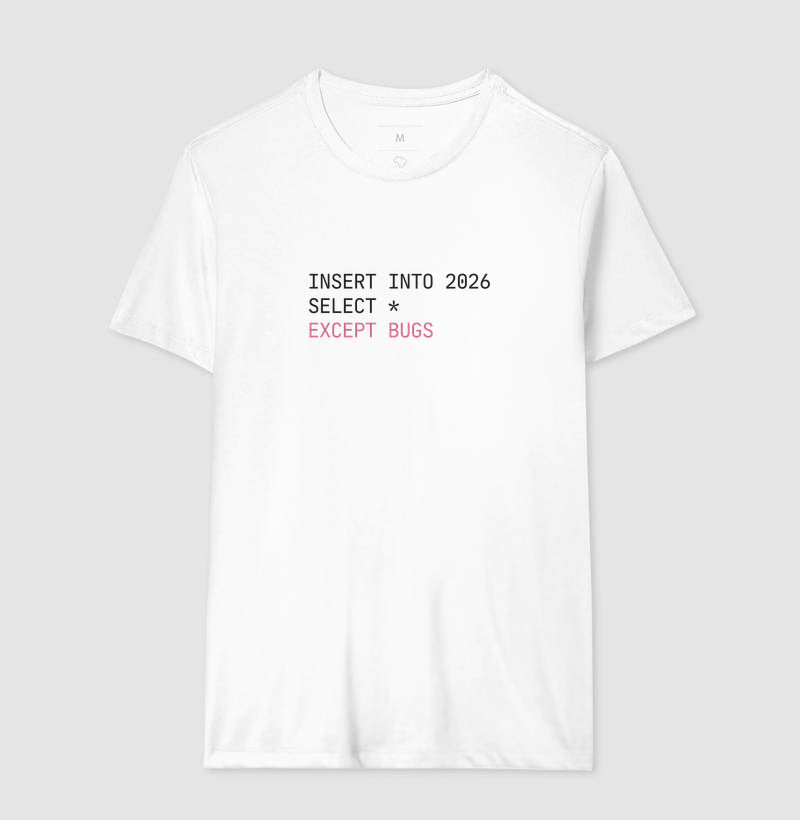 Camiseta INSERT INTO 2026