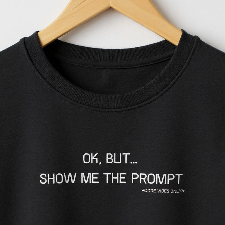 Camiseta SHOW ME THE PROMPT