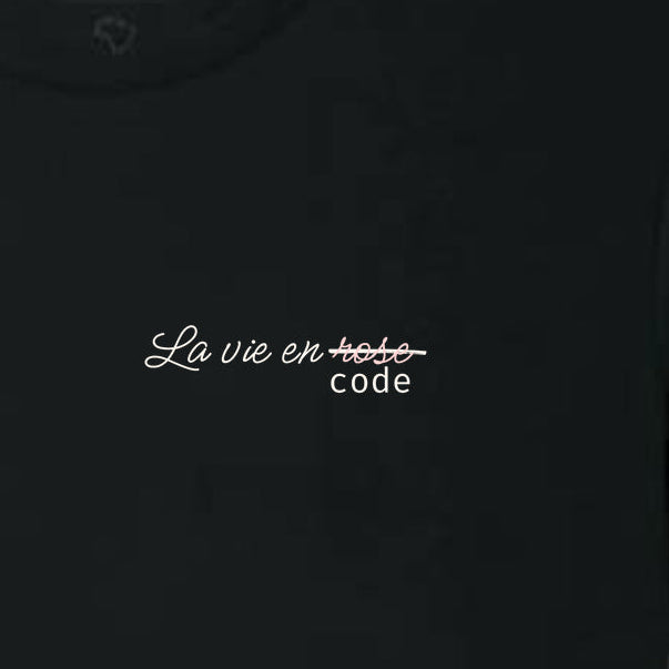 Camiseta LA VIE EN CODE