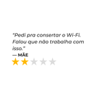 Camiseta PEDI PRA CONSERTAR O WI-FI. FALOU QUE NÃO TRABALHA COM ISSO. - MÃE